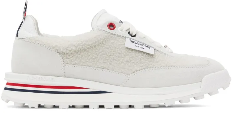 Thom Browne Off-White Shearling Tech 100 White (FFD120A-L0010)