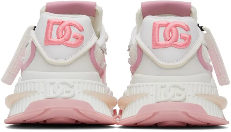 Dolce & Gabbana Pink & White Airmaster 8I382 Ruggine Lamina (CK2071 AD452)