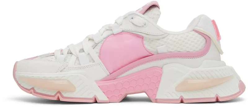 Dolce & Gabbana Pink & White Airmaster 8I382 Ruggine Lamina (CK2071 AD452)