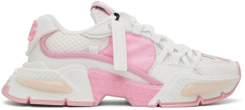 Dolce & Gabbana Pink & White Airmaster 8I382 Ruggine Lamina (CK2071 AD452)