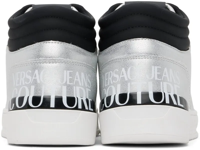Versace Jeans Couture Silver Starlight High-Top E900 SILVER (E73YA3SJ7 EZS408)