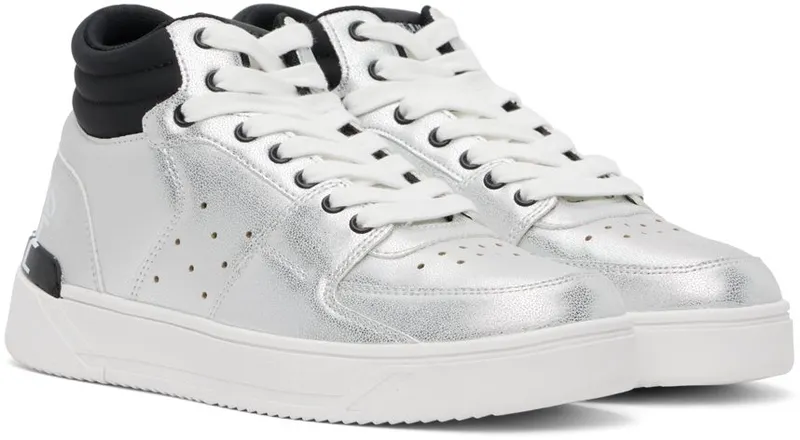 Versace Jeans Couture Silver Starlight High-Top E900 SILVER (E73YA3SJ7 EZS408)