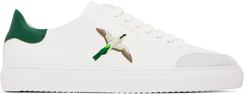 Axel Arigato SSENSE Exclusive White & Green Clean 90 Triple Bee Bird WHITE/GREEN (F0068056)