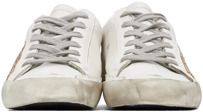 Golden Goose SSENSE Exclusive White & Silver Super-Star Classic White/Silver (GWF00101.F000214.10380)