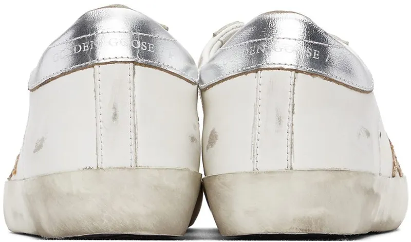 Golden Goose SSENSE Exclusive White & Silver Super-Star Classic White/Silver (GWF00101.F000214.10380)