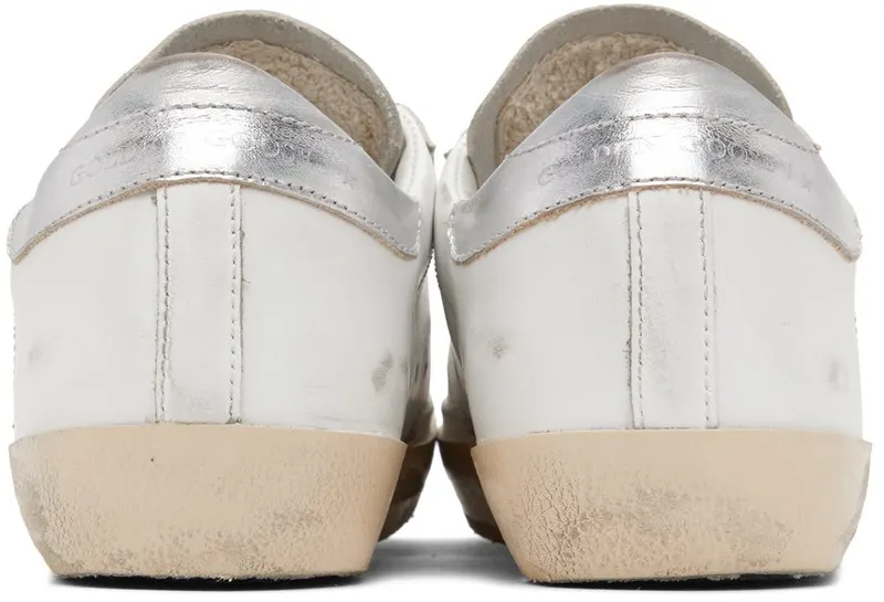 Golden Goose SSENSE Exclusive White Glitter Superstar White (F00101.F001213.10238)