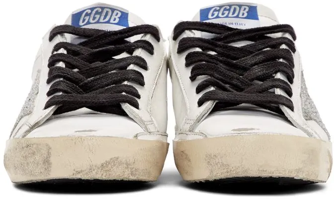 Golden Goose SSENSE Exclusive White Leopard Superstar White (F35WS590.R24)