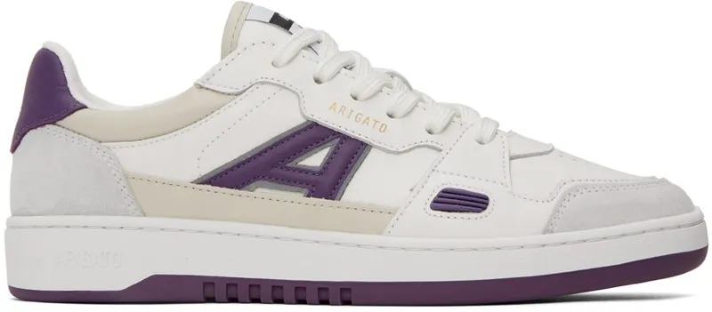 Axel Arigato White A-Dice Lo WHITE/PURPLE/BEIGE (F0004029)