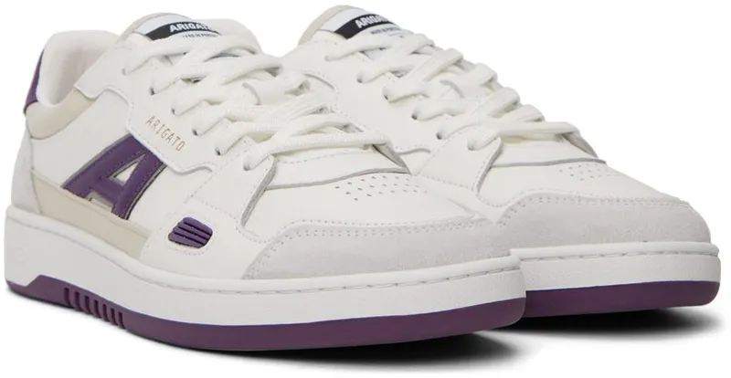Axel Arigato White A-Dice Lo WHITE/PURPLE/BEIGE (F0004029)