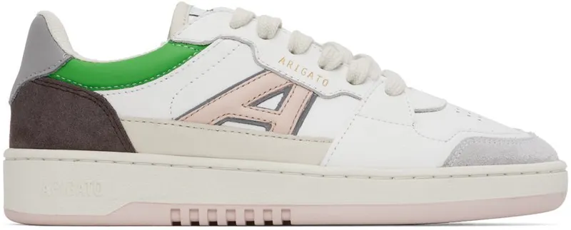 Axel Arigato White A-Dice Lo White/Neon Green /Pi (F0004047)