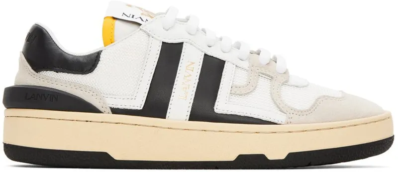 Lanvin White & Black Clay 0010 White/Black (FW-SKDK00-NAS1-P21)