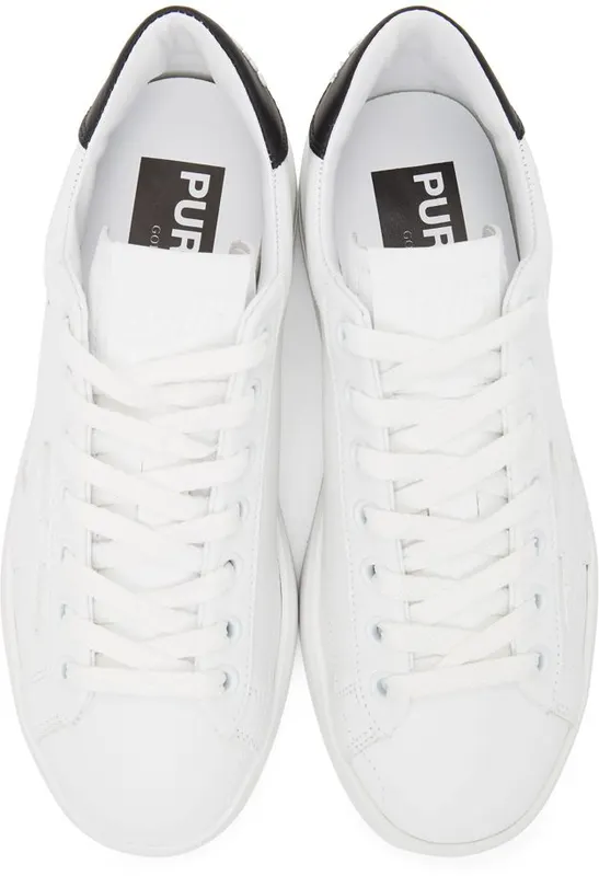 Golden Goose White & Black Pure Star White (F00197.F000537.10283)