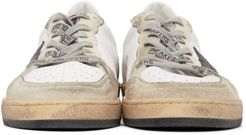 Golden Goose White & Blue Ball Star WHITE/BEIGE/BLACK/C (GMF00117.F002099.81307)