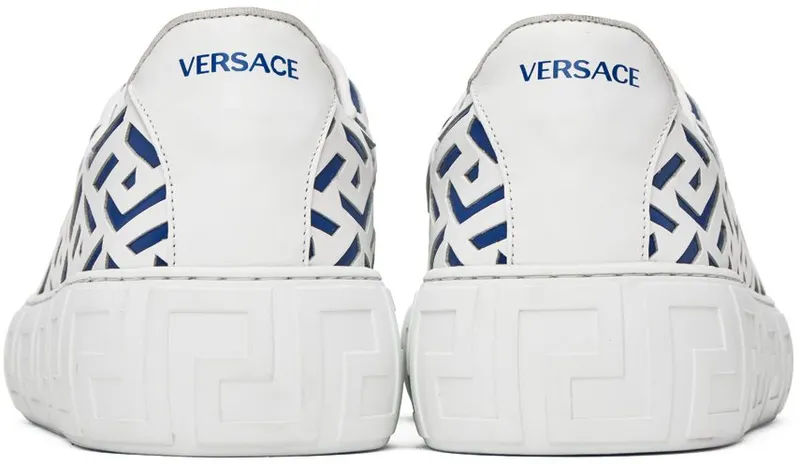 Versace White & Blue Greca 2W87P BIANCO+ROYAL B (DSU8404 1A04183)