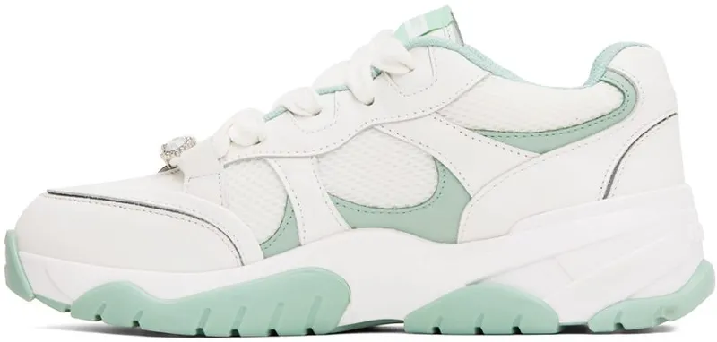 Axel Arigato White & Green Catfish Lo WHITE/DUSTY MINT (F0051020)