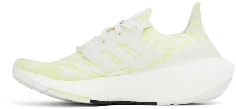 adidas Originals White & Green Ultraboost 22 Non-Dyed/Non-Dyed/Al (GX6302)