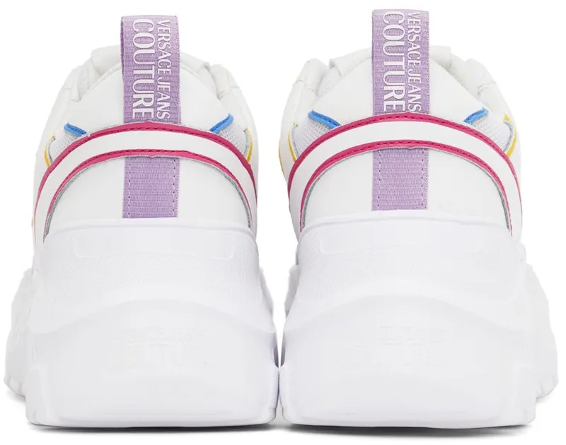 Versace Jeans Couture White & Multicolor Speedtrack Low-Top E003 White (E72VA3SC2EZP088)