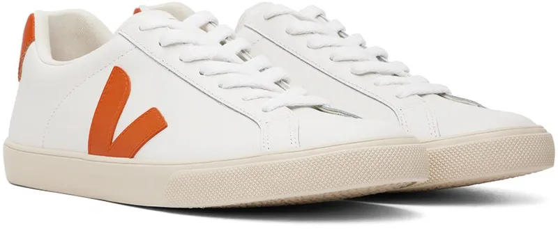 VEJA White & Orange Esplar EXTRA-WHITE_PUMPKIN (EO0202952)