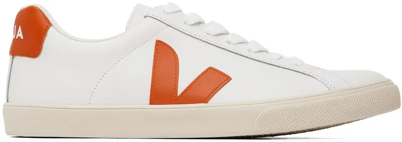 VEJA White & Orange Esplar EXTRA-WHITE_PUMPKIN (EO0202952)