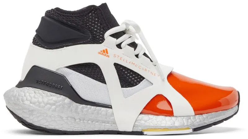 adidas by Stella McCartney White & Orange Ultraboost 21 ftwr white/signal o (H00092)