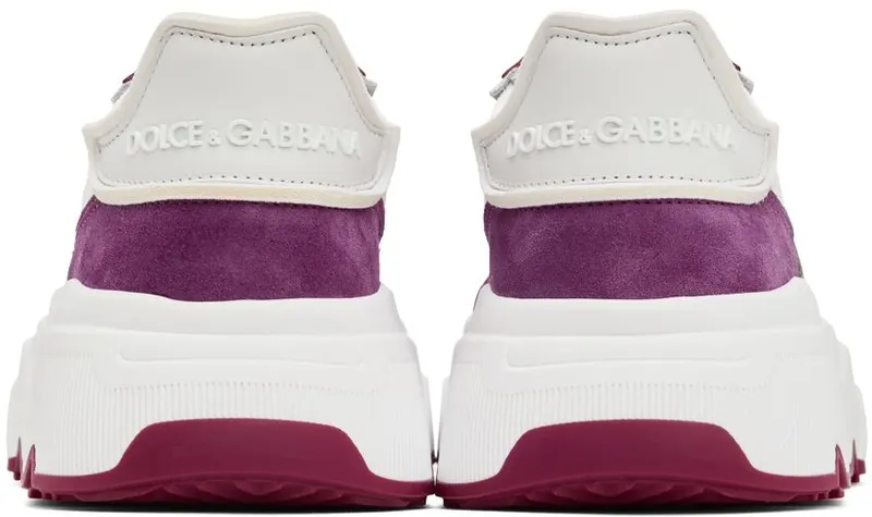 Dolce & Gabbana White & Pink Daymaster Low-Top 80995 Multicolor (CK1908 AQ161)