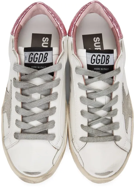 Golden Goose White & Pink Superstar White (F00102.F000715.10386)