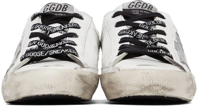 Golden Goose White & Silver Super-Star Classic White/Silver (GWF00102.F003020.10268)