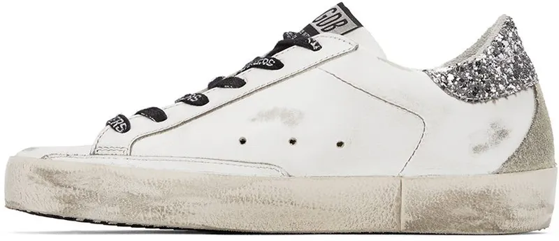 Golden Goose White & Silver Super-Star Classic White/Silver (GWF00102.F003020.10268)