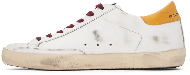 Golden Goose White & Yellow Super-Star Classic WHITE/BEIGE/GOLDEN (GMF00101.F002025.10766)