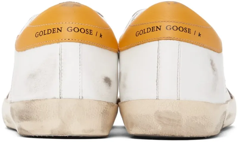 Golden Goose White & Yellow Super-Star Classic WHITE/BEIGE/GOLDEN (GMF00101.F002025.10766)