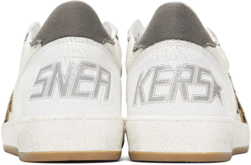 Golden Goose White Ball Star 10889 WHITE/BEIGE BR (GMF00117.F002504.10889)