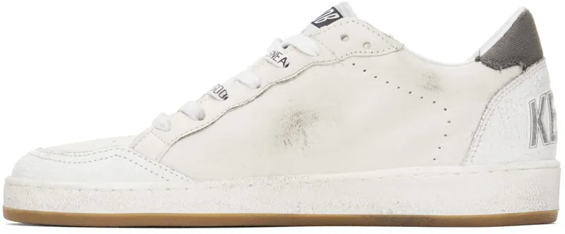 Golden Goose White Ball Star 10889 WHITE/BEIGE BR (GMF00117.F002504.10889)