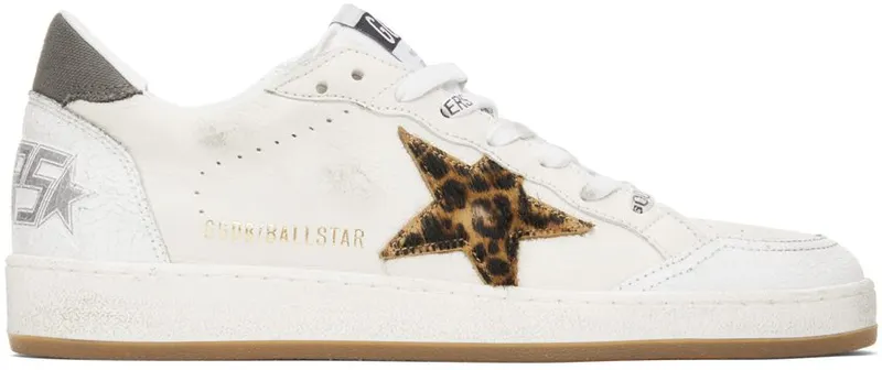 Golden Goose White Ball Star 10889 WHITE/BEIGE BR (GMF00117.F002504.10889)