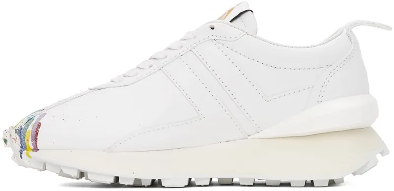Lanvin White Gallery Dept. Edition Leather Bumpr 00S1 Optic White/Mu (FW-SKBRUC-SGGD-E21)