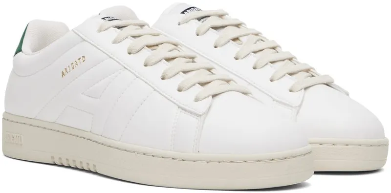 Axel Arigato White Hooper WHITE/KALE GREEN (F0547003)