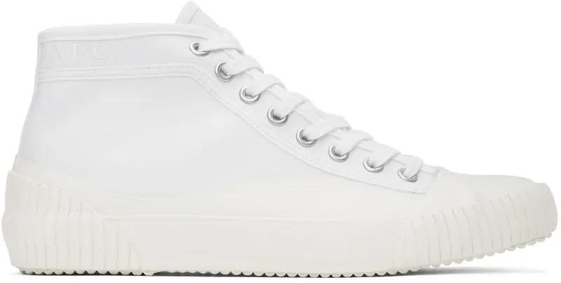 A.P.C. White Iggy High-Top AAB WHITE (COEYS-M56107)