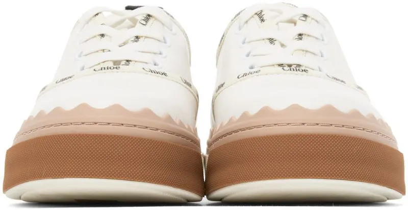 Chloé White Lauren 90Z White Beige (CHC21A488U1)