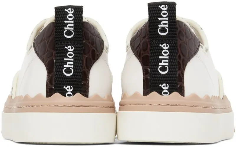 Chloé White Lauren 90Z White Beige (CHC21A488U1)