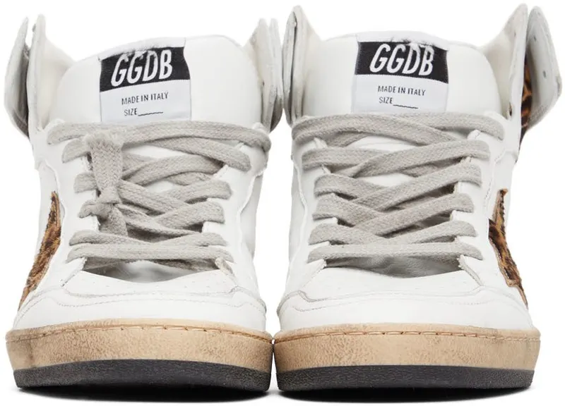 Golden Goose White Leopard Sky Star White (F00230.F002193.10805)
