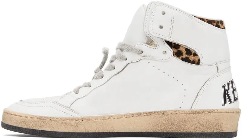Golden Goose White Leopard Sky Star White (F00230.F002193.10805)
