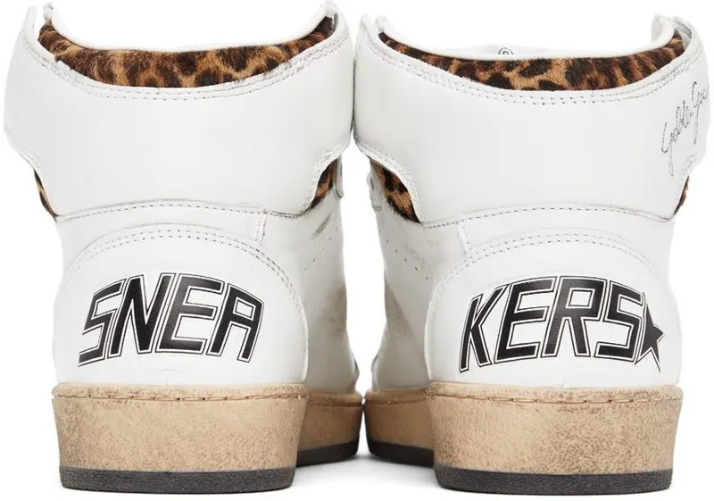 Golden Goose White Leopard Sky Star White (F00230.F002193.10805)