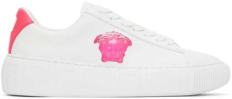 Versace White Medusa Head Greca 2W360 Blanc (DST644D_1A00816_2W360)