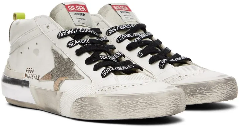Golden Goose White Mid Star Classic 10917 WHITE/CAMOUFLA (GMF00122.F002589.10917)