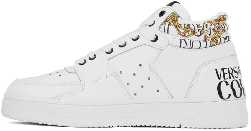 Versace Jeans Couture White Starlight High EG03 WHITE/GOLD (E73YA3SJ7 EZP132)