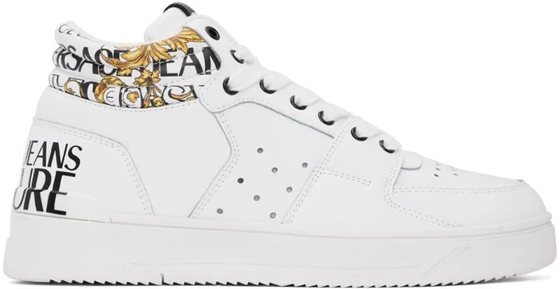 Versace Jeans Couture White Starlight High EG03 WHITE/GOLD (E73YA3SJ7 EZP132)