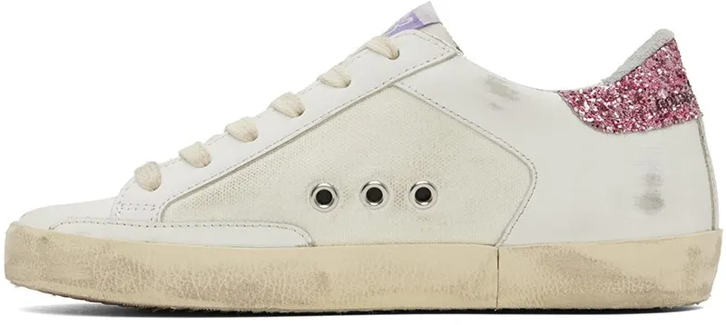 Golden Goose White Super-Star Low-Top 11167 WHITE/AQUAMARI (GWF00103.F003158.11167)