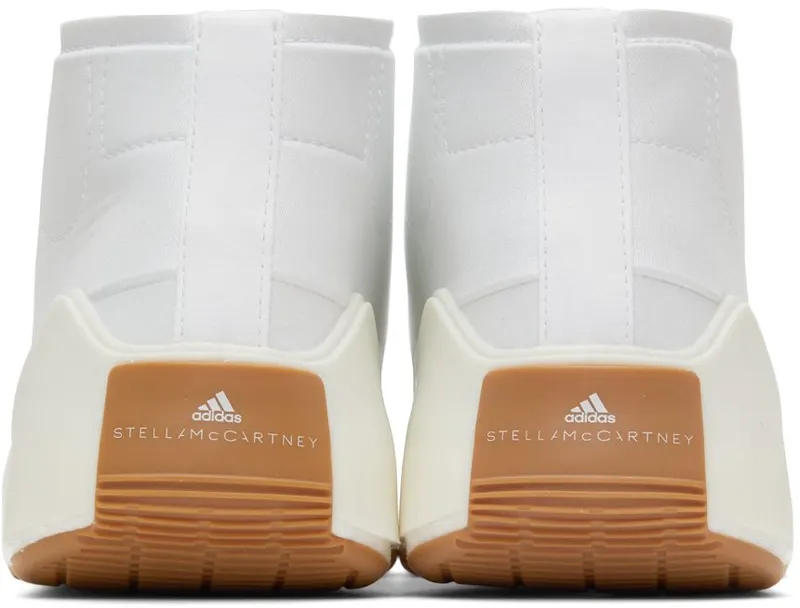 adidas by Stella McCartney White Treino Mid Ftwwht/Owhite/Pearos (FY1176)