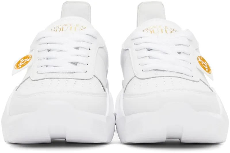 Versace Jeans Couture White V-Emblem Gravity Low-Top E003 White (E72VA3SU8EZP013)