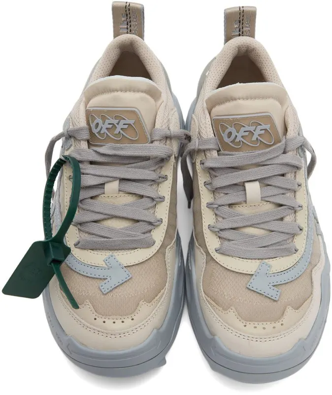 Off-White Beige & Blue Odsy 1000 109 Beige Grey (OWIA180S22FAB0016109)