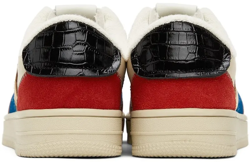 Just Cavalli Beige & Brown Leather Low-Top 968 BURNT BRICK / CR (S08WS0167 P4502)